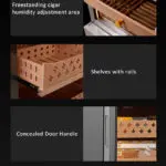 Humidor de lujo con buen acabado