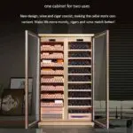 Humidificador dúo para guardar vino y puros
